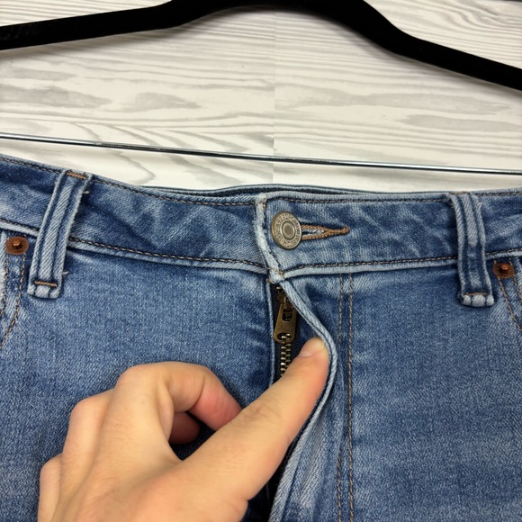 Abercrombie & Fitch The Super Skinny Ankle High-Rise Jeans Curve Love Size 30/10 - Picture 5 of 10